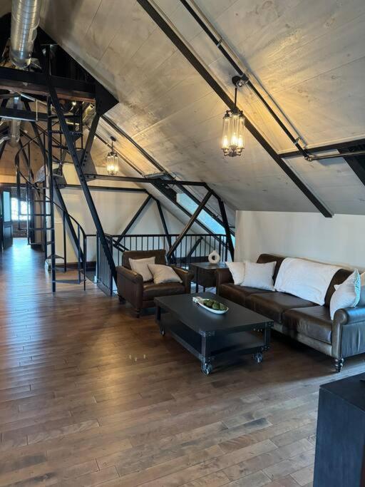 Upscale Industrial Penthouse Apartment