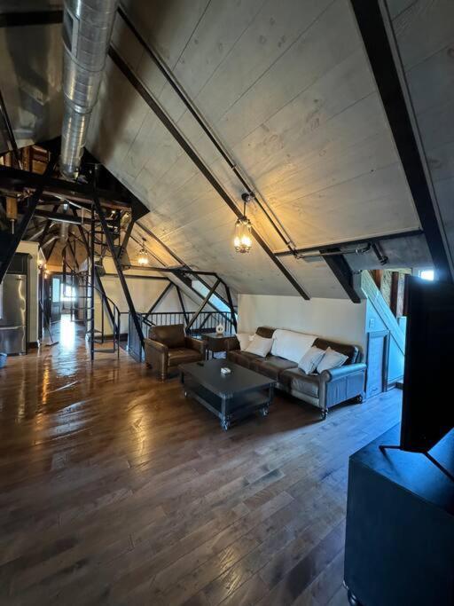 Upscale Industrial Penthouse Apartment